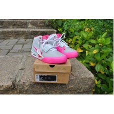 Nike Yeezy 2 серые с розовым